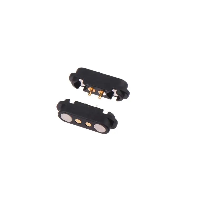Waterproof 2-Pin Pogo Pin Connector 2.54mm 2A DC Power Pair