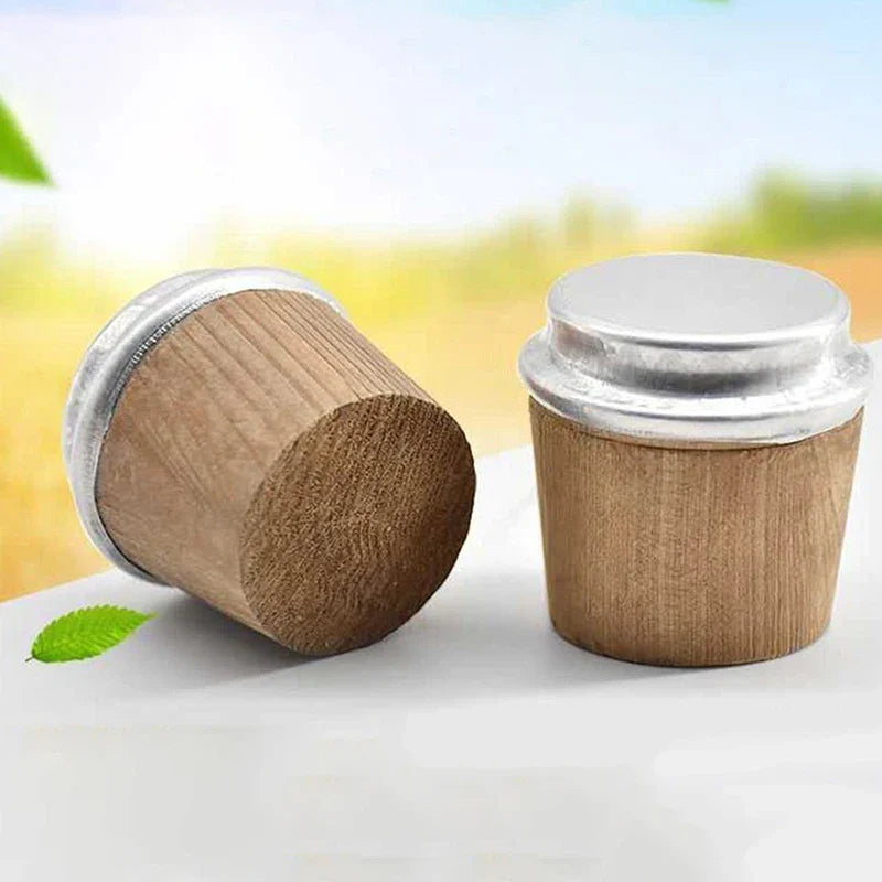 2Pcs Wooden Thermos Cork Stopper – Vacuum Flask Bottle Cap