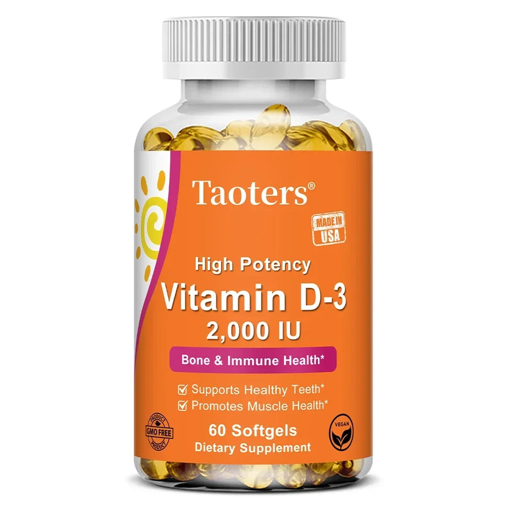 STRESSXCEL Vitamin D3 2000IU – Bone, Muscle & Immune Support