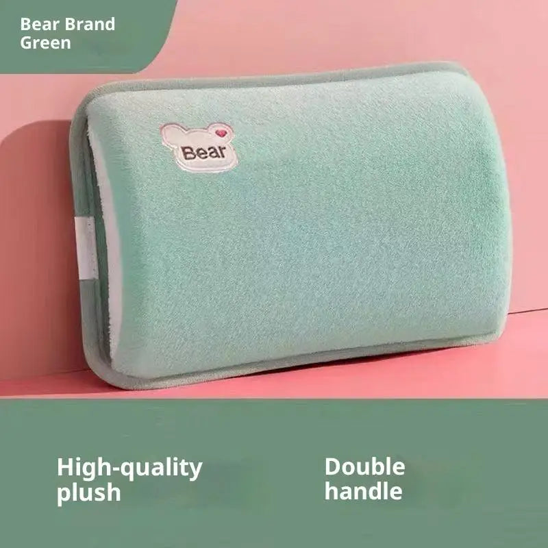 Rechargeable Electric Hot Water Bottle & Hand Warmer | Plush