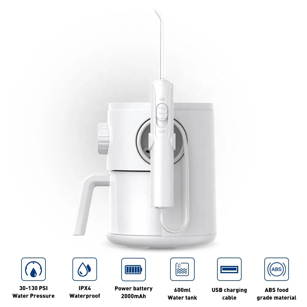 DUTRIEUX Cordless Electric Water Flosser | 600ml IPX7