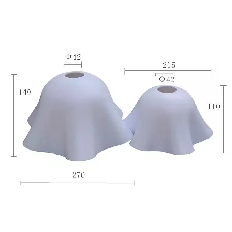 Retro Flower PVC Table Lamp Shade for Bedroom, Café & Dorm