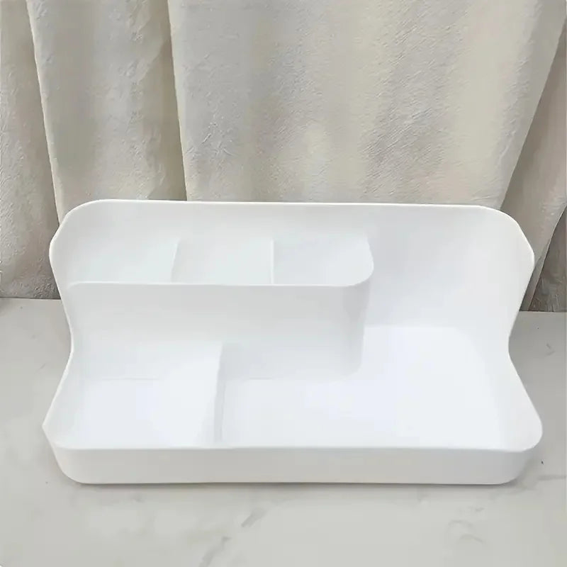 Multi-Compartment Makeup Organizer | Desktop Storage Box