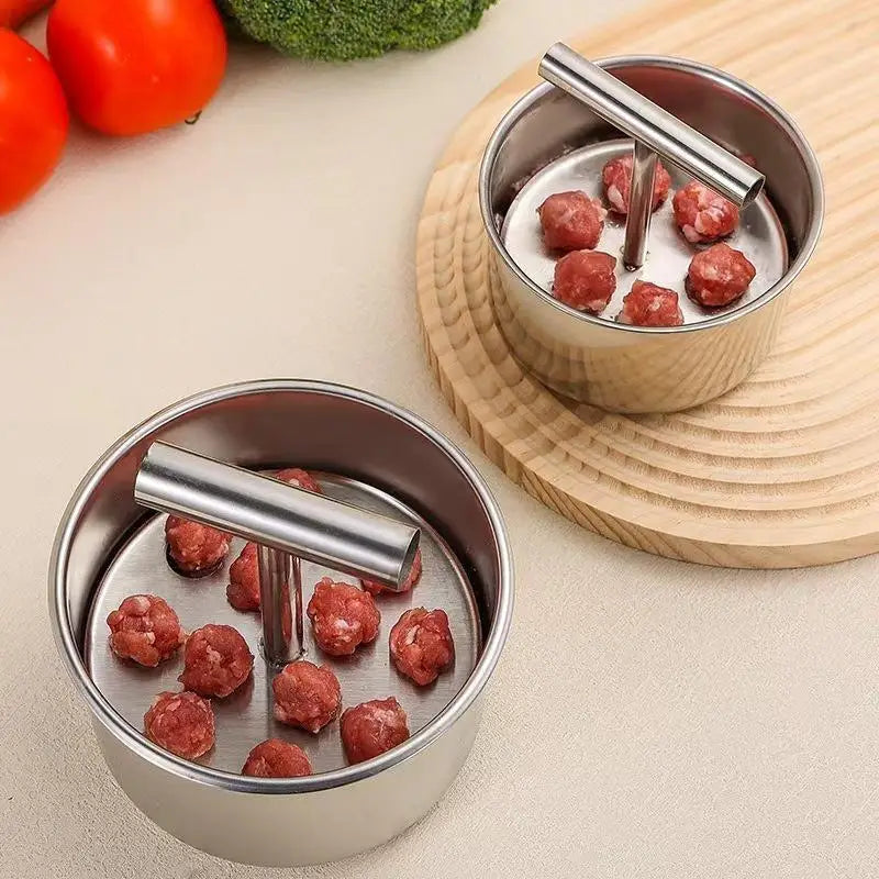 Stainless Steel Meatball Maker – Non-Slip, Dishwasher Safe