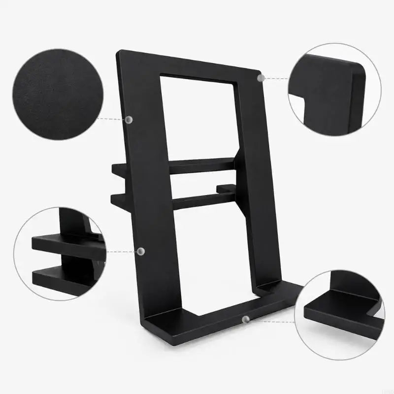 Acrylic Desktop Book Rack – Open Frame Upright Document Stand