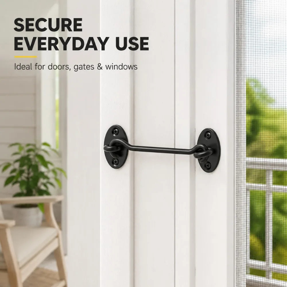 Stainless Steel Wind Hook Door Window Latch – Heavy Duty Lock