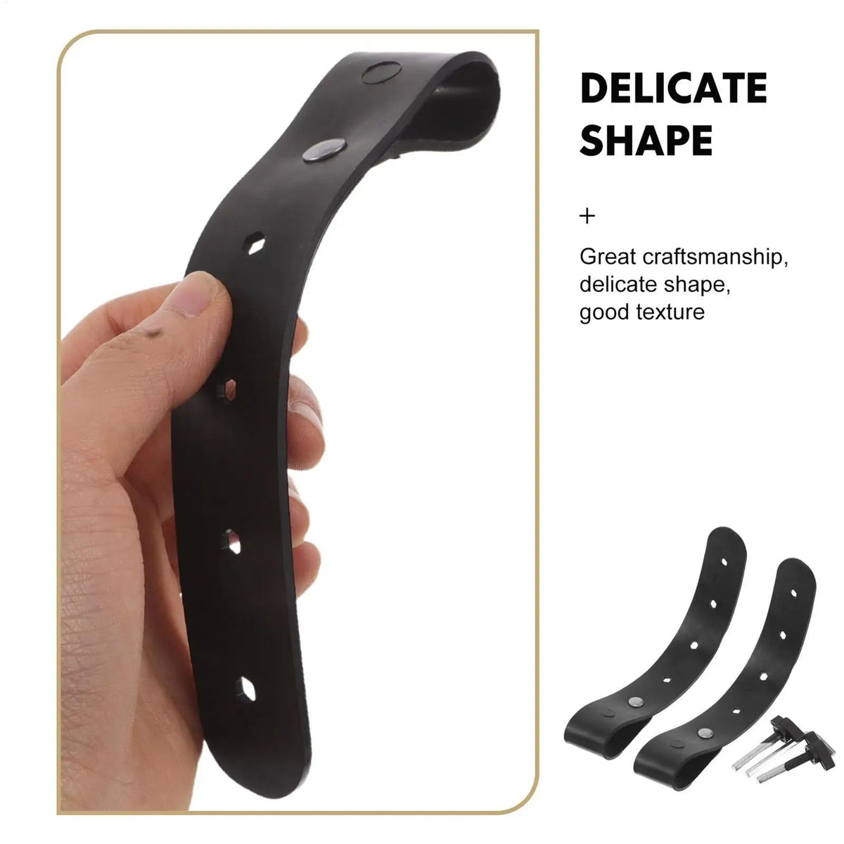 Piano Stand Straps PU Leather Adjustable Keyboard Locking Ties 2pc