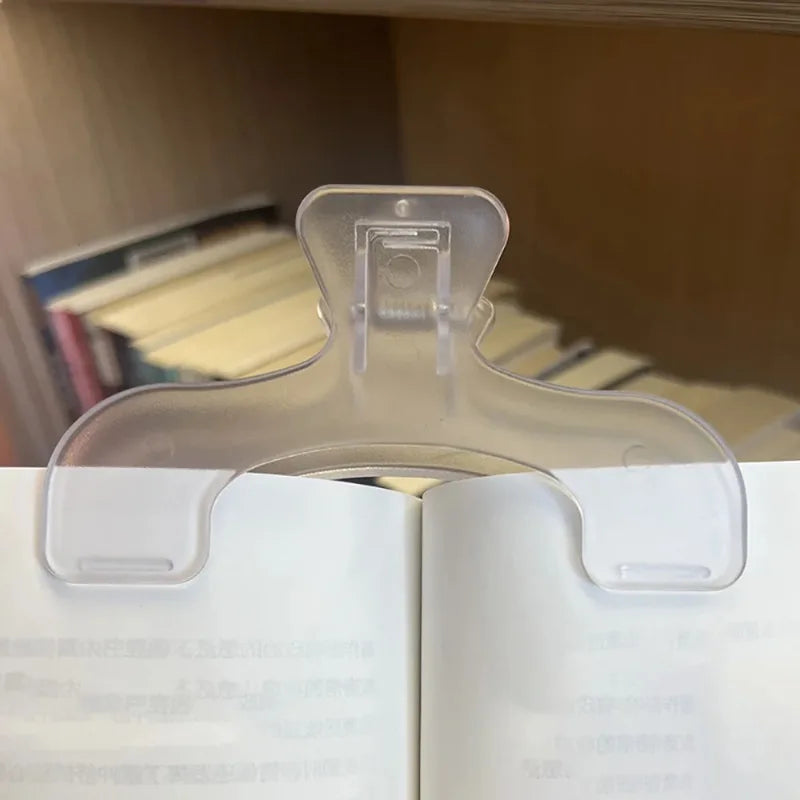 Kawaii Book Reading Clips – Frosted Transparent Page Holder