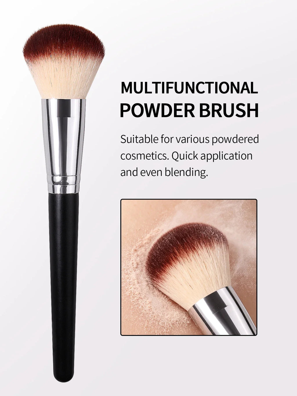 Fluffy Large Powder & Contour Makeup Brush | Nixie