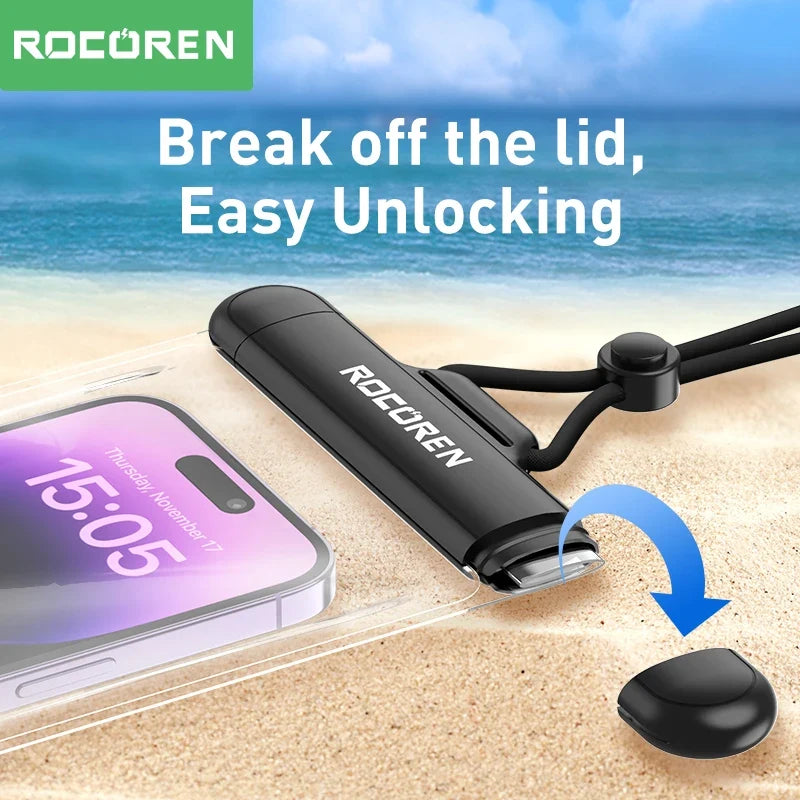 Rocoren Waterproof Phone Case Bag – Universal Swim Cover