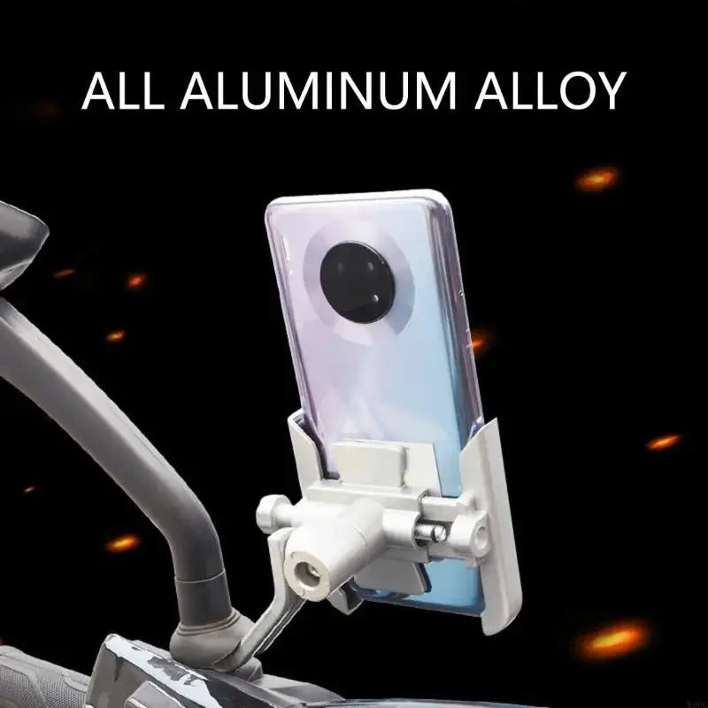 360° Motorcycle Bike Phone Mount | Aluminum Vibration Dampening