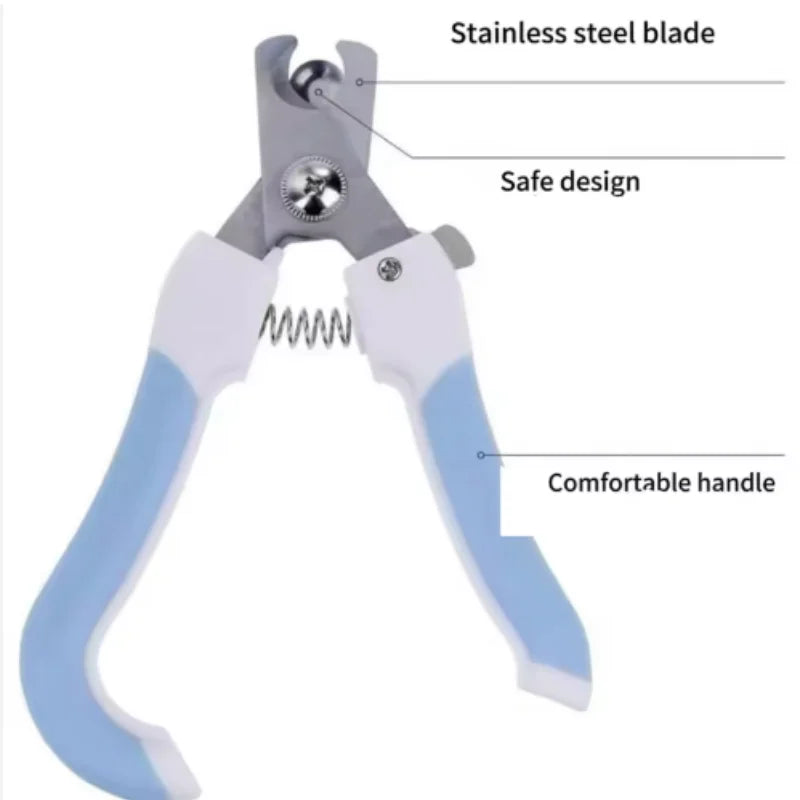 Pet Nail Clipper for Dogs & Kittens – Stainless Steel Trimmer