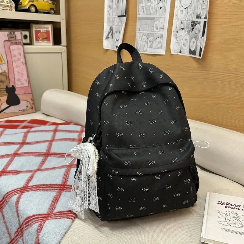 Korean Style Casual Backpack – Large Capacity Lightweight School Bag