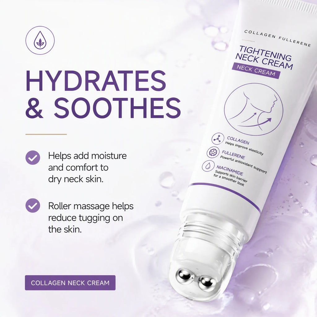 Fullerene Collagen Neck Cream – Hydrating Neck Skincare