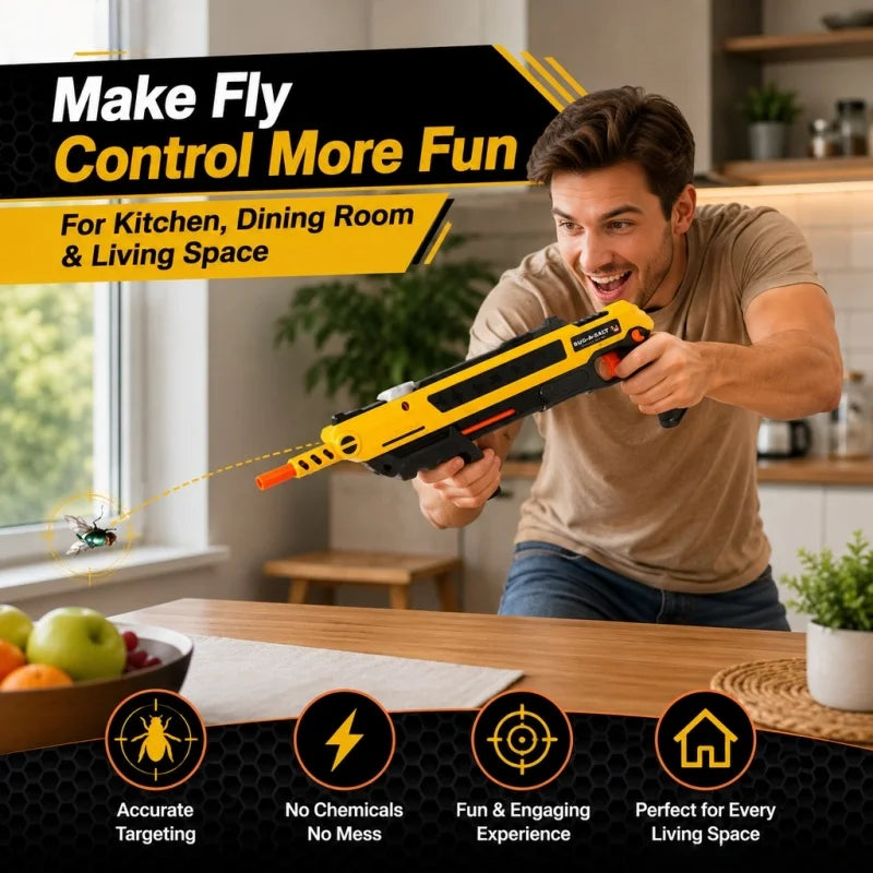 NOCCLILI Salt Gun 3.0 – Fly & Mosquito Insect Shooter