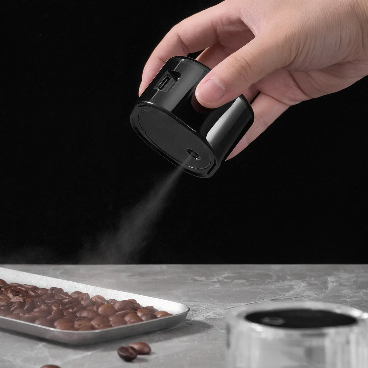 Electric Antistatic Coffee Bean Atomizer | Nano Espresso Sprayer