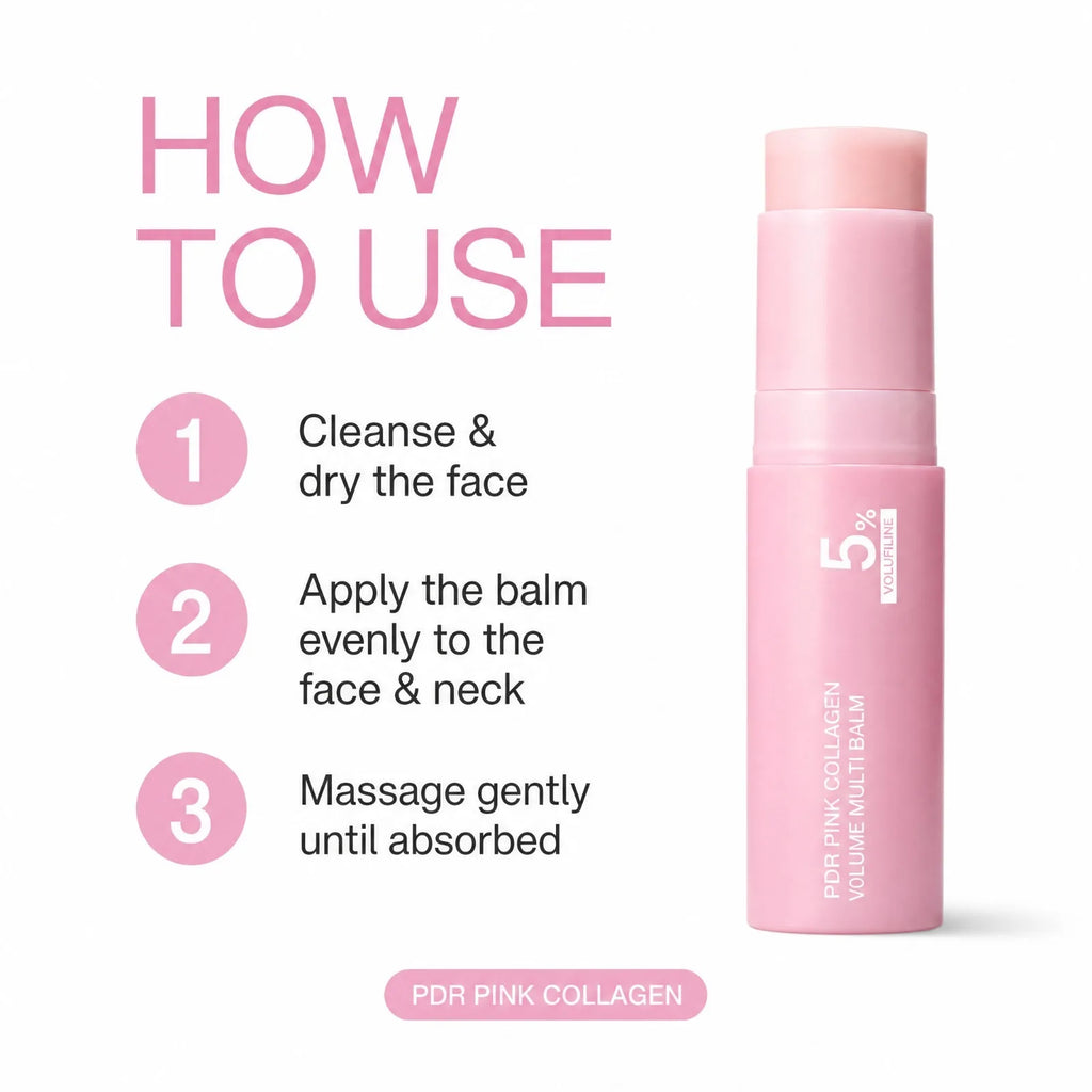 PDRN Pink Collagen Multi Balm Stick – Face, Neck & Eye
