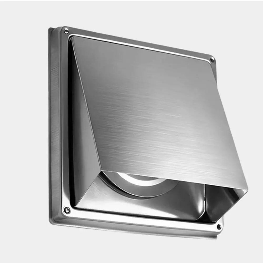 Square Stainless Steel Air Vent 4" 5" 6" – Ducting Outlet Cover