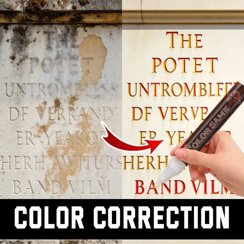 Tombstone Repainting Pen – Waterproof Gold Letter Restoration
