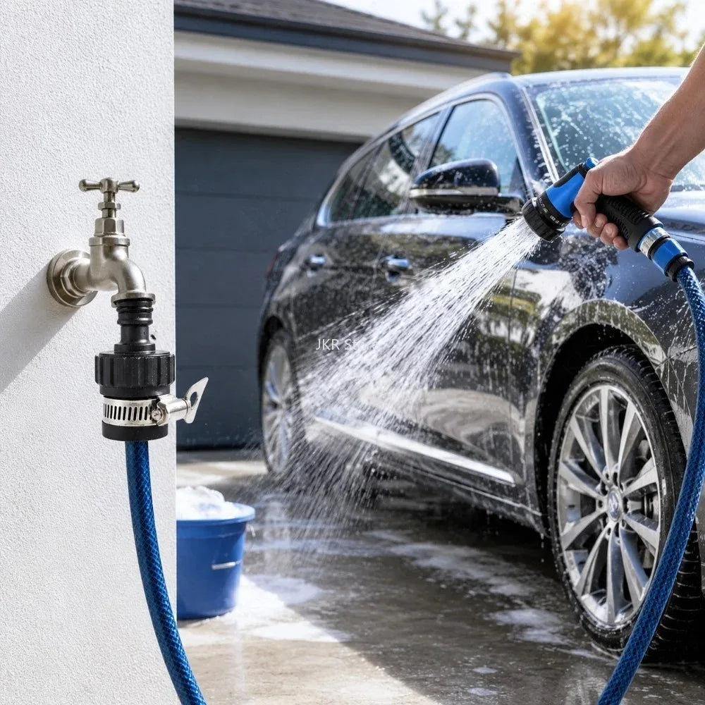 Universal Faucet Adapter Quick Connect Hose Fitting for Garden & Car