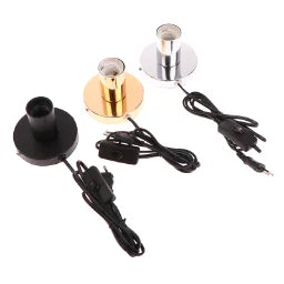 Retro E27 Metal Desktop Lamp Base – Bar, Café & Home Décor