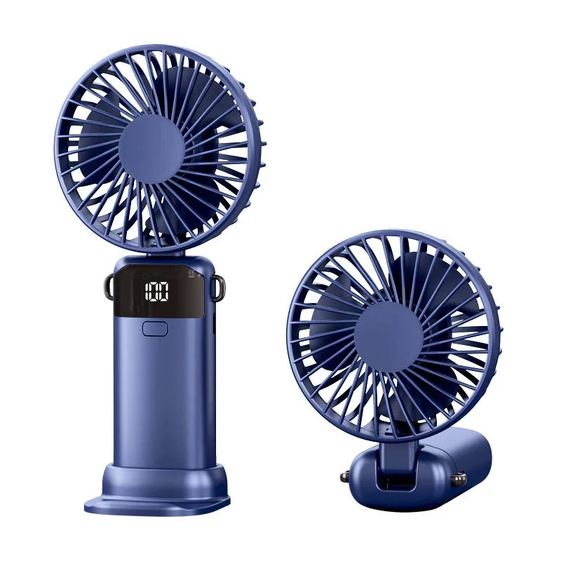 Nixie 1200mAh USB-C Foldable Handheld Fan with LED Display