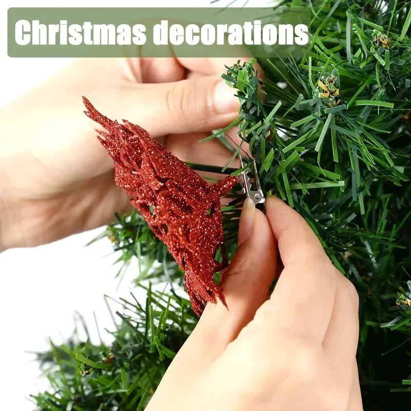 Mini Metal Clips Christmas Tree Ornament Hangers | 10–100pc