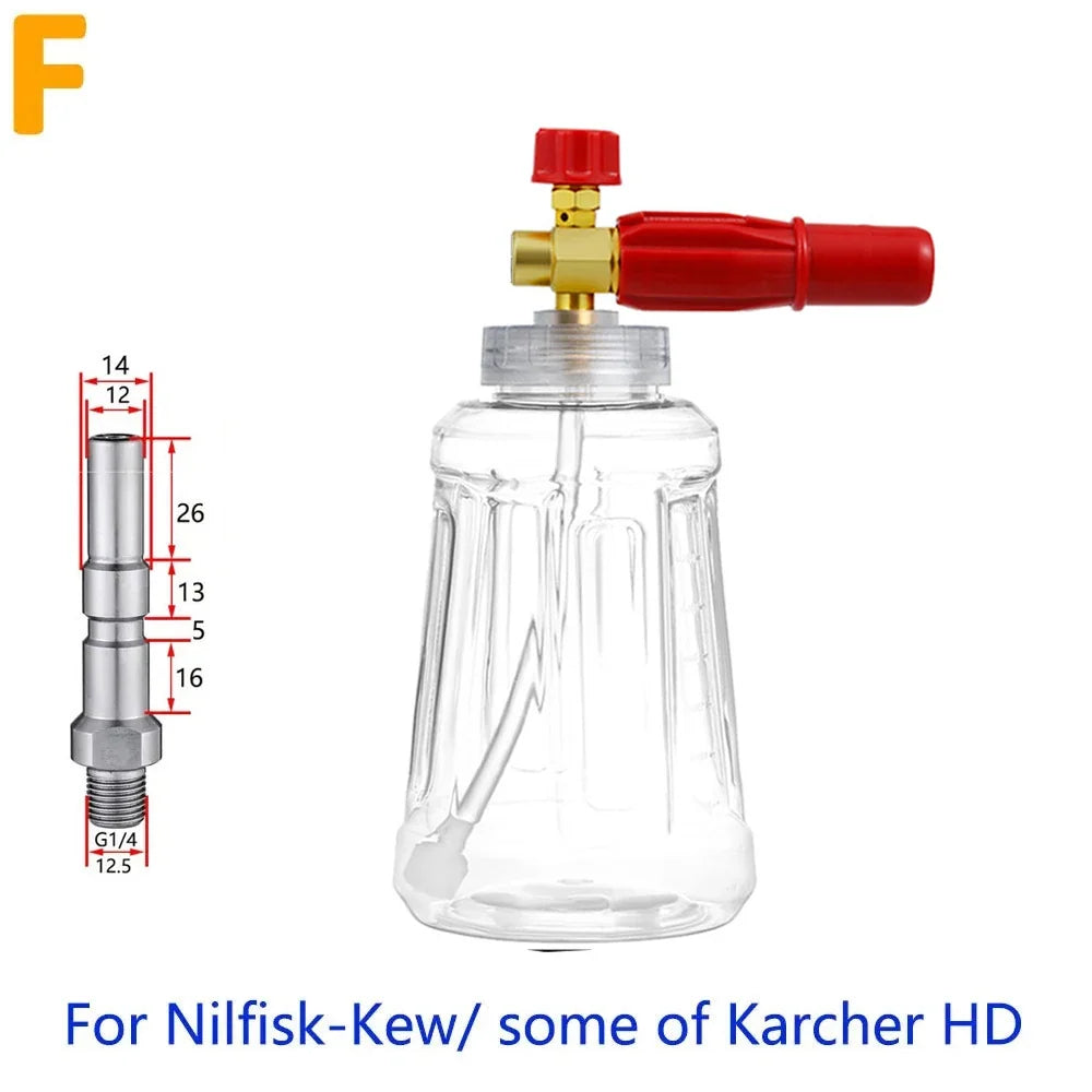 Snow Foam Cannon Car Wash Lance – Fits Karcher Nilfisk Bosch