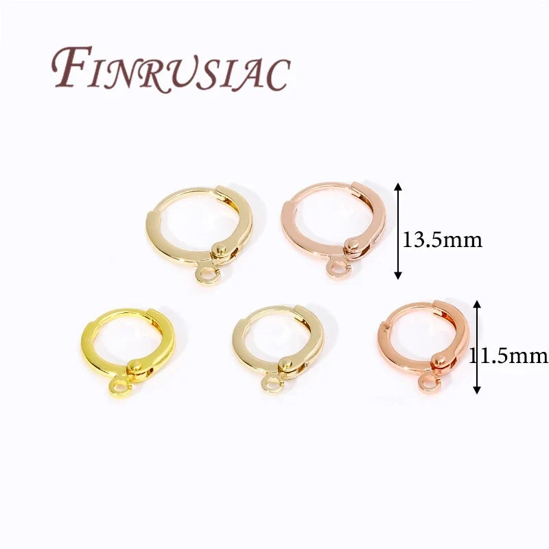 Gold Plated Hypoallergenic Earring Hooks 10pcs – DIY Jewelry