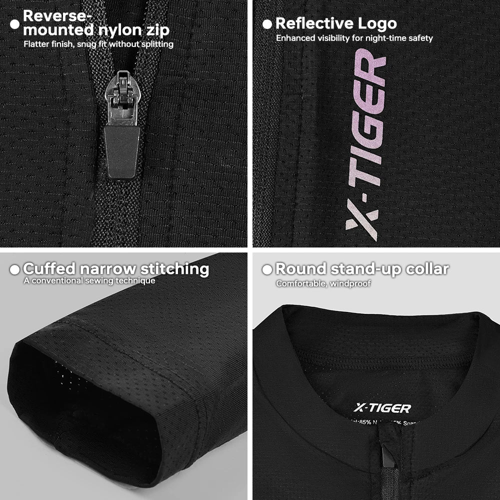 X-TIGER Women's Long Sleeve Cycling Jersey – UV MTB Road Bike