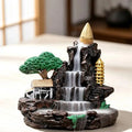 Resin Mountain Waterfall Backflow Incense Burner – Zen Decor