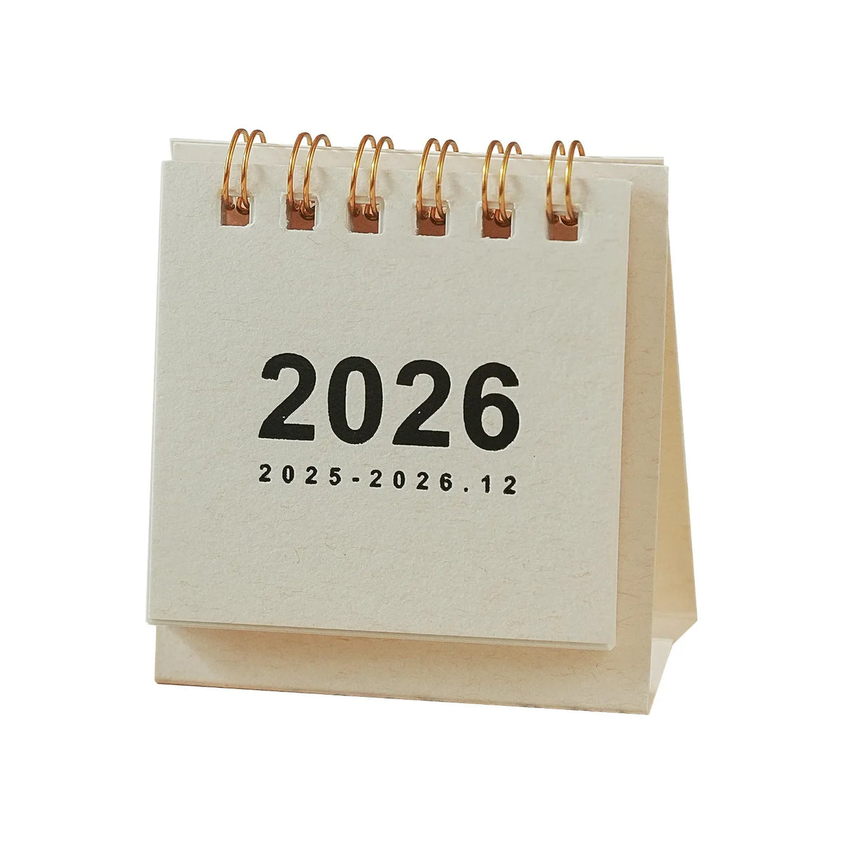 2026 Retro Mini Scroll Desk Calendar | Desktop Planner Decor