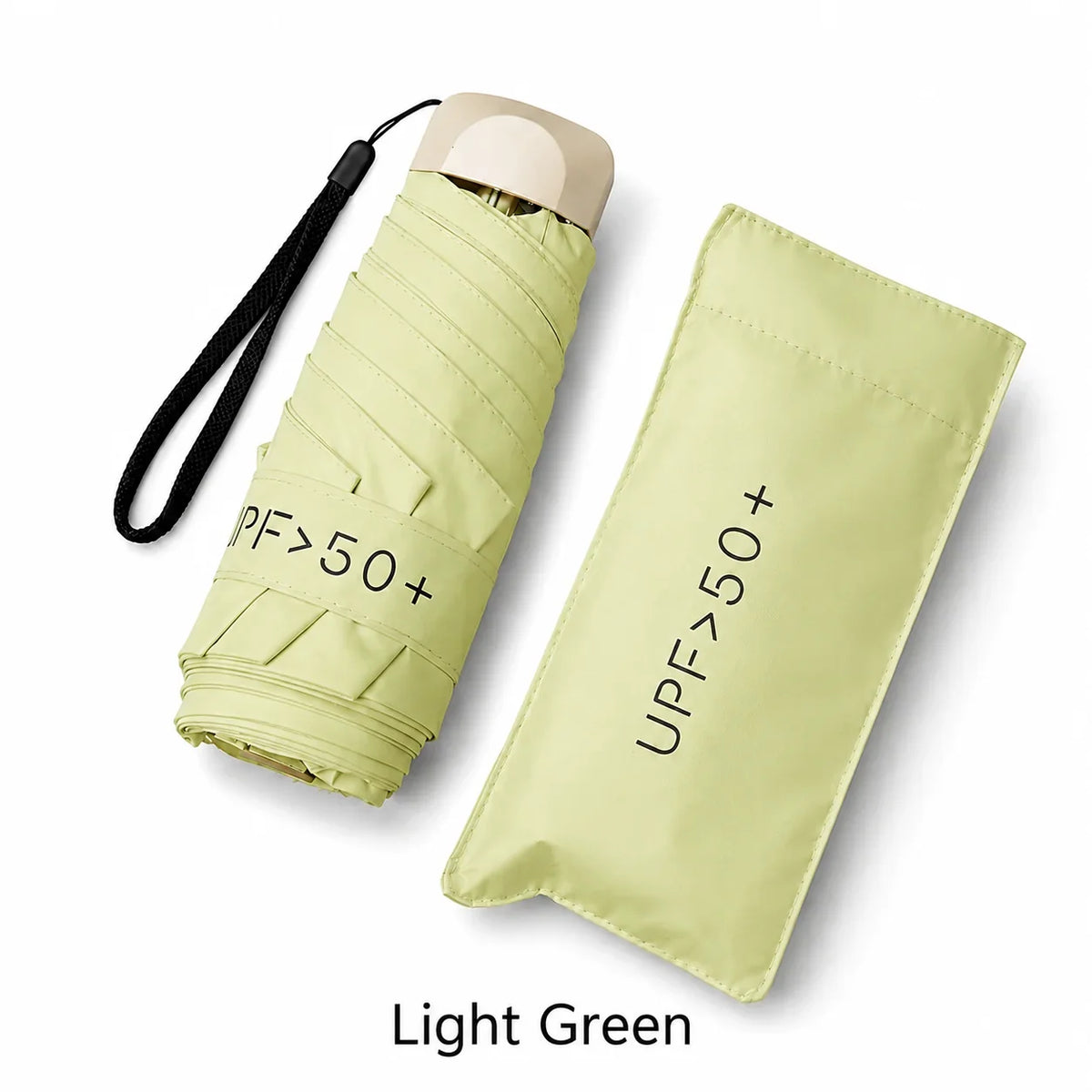 Nixie UPF50 Mini 5-Fold Portable Umbrella – Sun & Rain Parasol