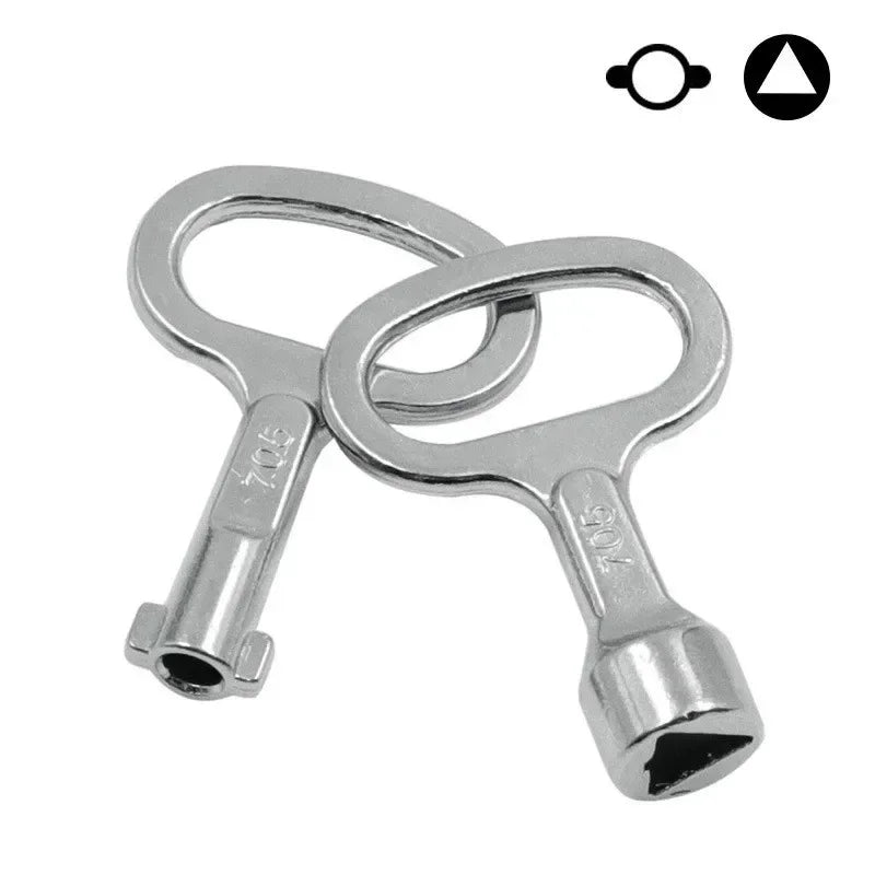 Triangle & Slotted Key Wrench | Cabinet Elevator Lock Tool