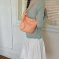 Vintage Bucket Bag for Women – Large Shoulder Handbag
