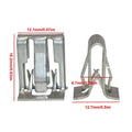 10-Pack Metal Car Dashboard Trim Clips | Panel Retainer Buckles