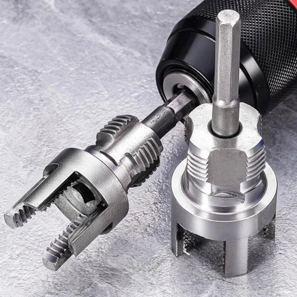 4-Piece PVC PPR Pipe Threader Set | Internal Thread Drill Bits