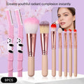 9PCS Mini Makeup Brush Set – Travel Foundation & Eyeshadow Kit