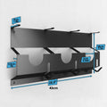 Wall Mount Angle Grinder Holder Steel Tool Organizer Rack