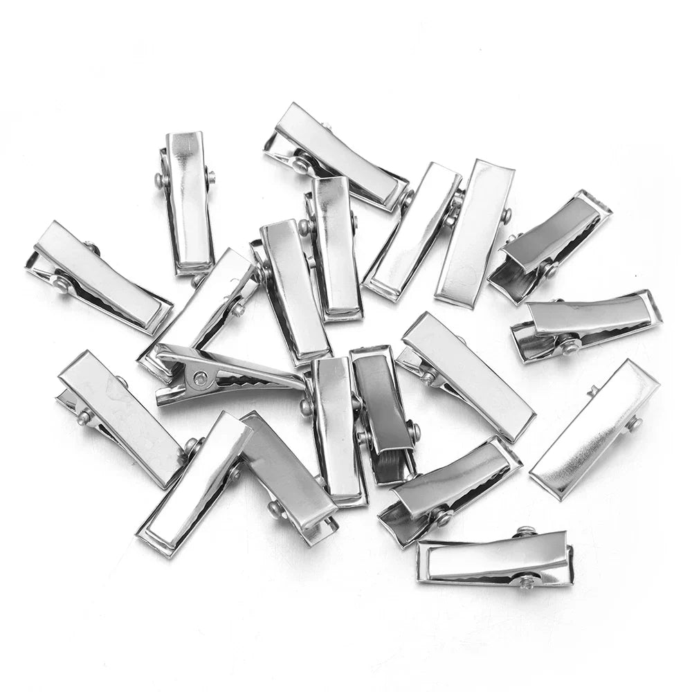 Metal Duckbill Alligator Hair Clips Flat Hairpins 20-50pcs