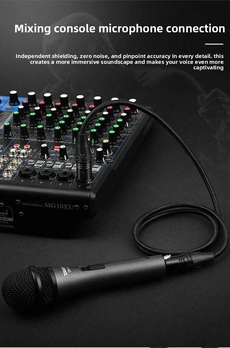 XLR Male to Female Audio Cable – Mic, Speaker & Studio