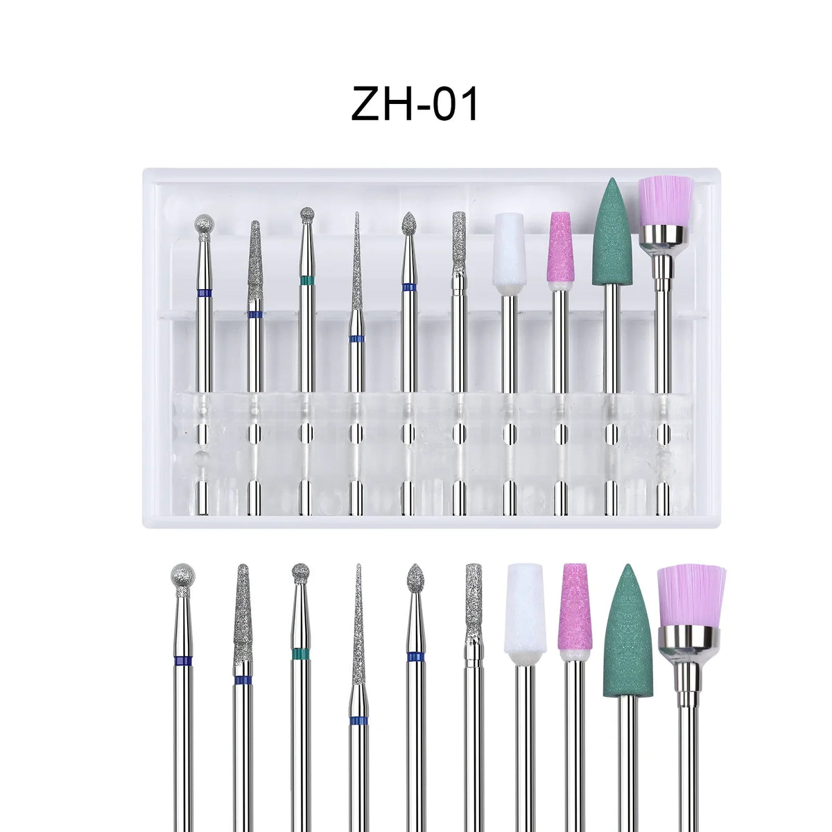 Tungsten Carbide Nail Drill Bit Set – Cuticle & Polishing