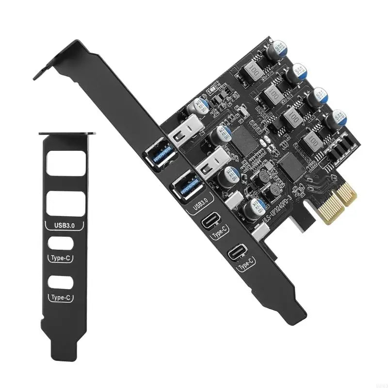 PCIe USB Expansion Card – 2x USB-A & 2x USB-C, 5 Gbps