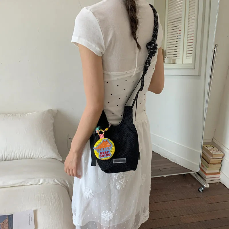Women's Mesh Crossbody Phone Bag – Lightweight Summer Mini Bag