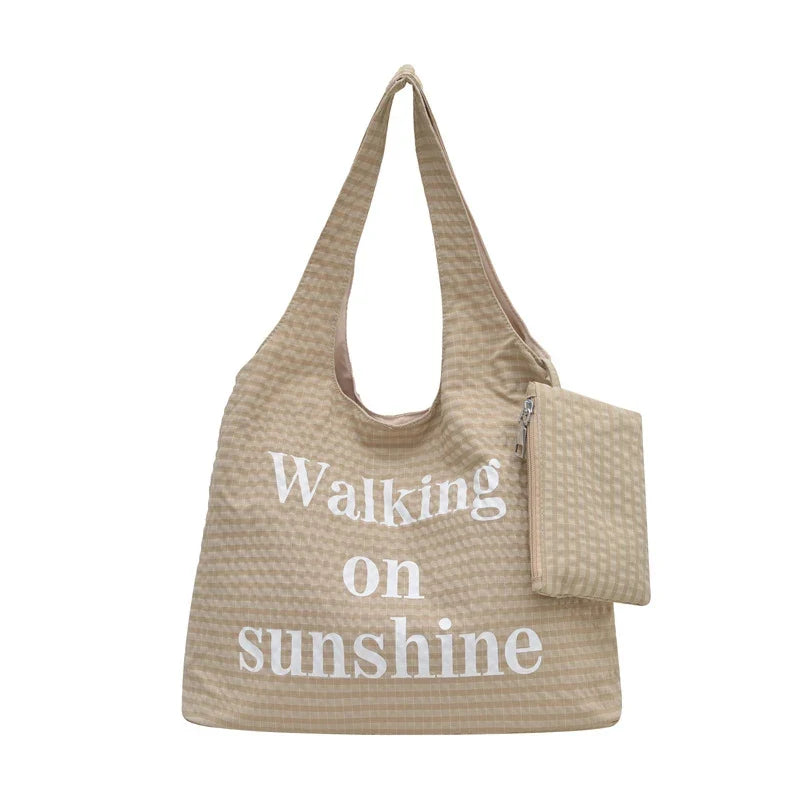 Nixie Canvas Tote Bag – Lightweight Women's Shoulder Bag