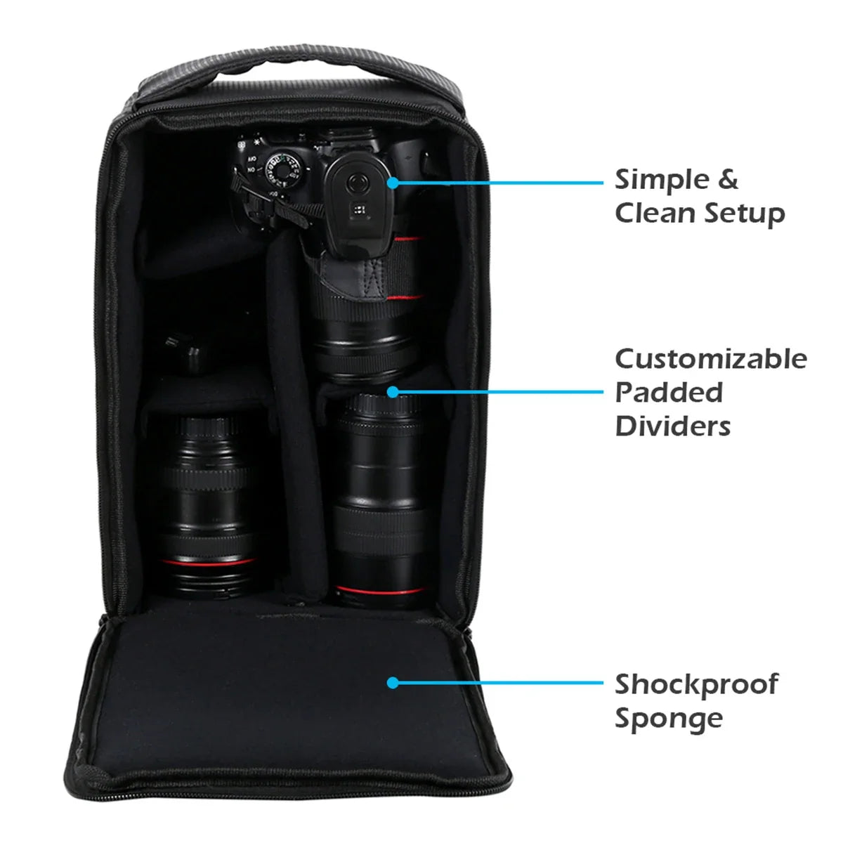 Waterproof DSLR Camera Bag – Multi-Functional Travel Case