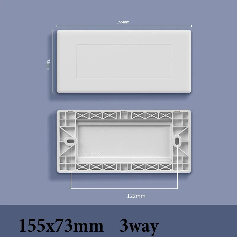 118 Type Blank Wall Plate Cover | Outlet & Socket Panel