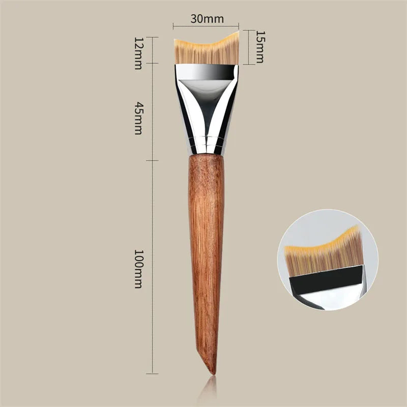 Ultra Thin Crescent Foundation Brush – Fish Tail Makeup Brush