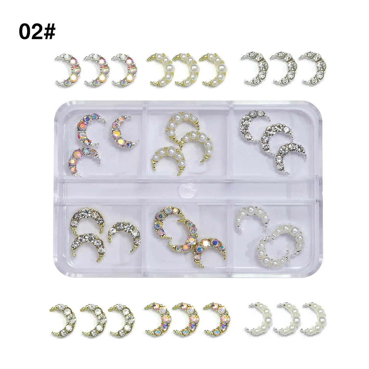 Nail Art Charms & Rhinestones Metal Nail Decorations