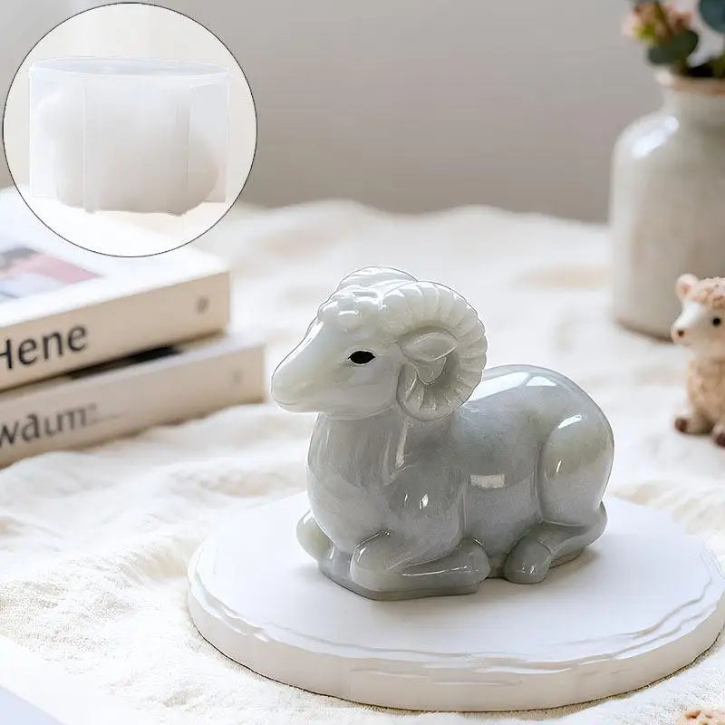 Sheep Silicone Mold – DIY Resin, Plaster & Craft Mold